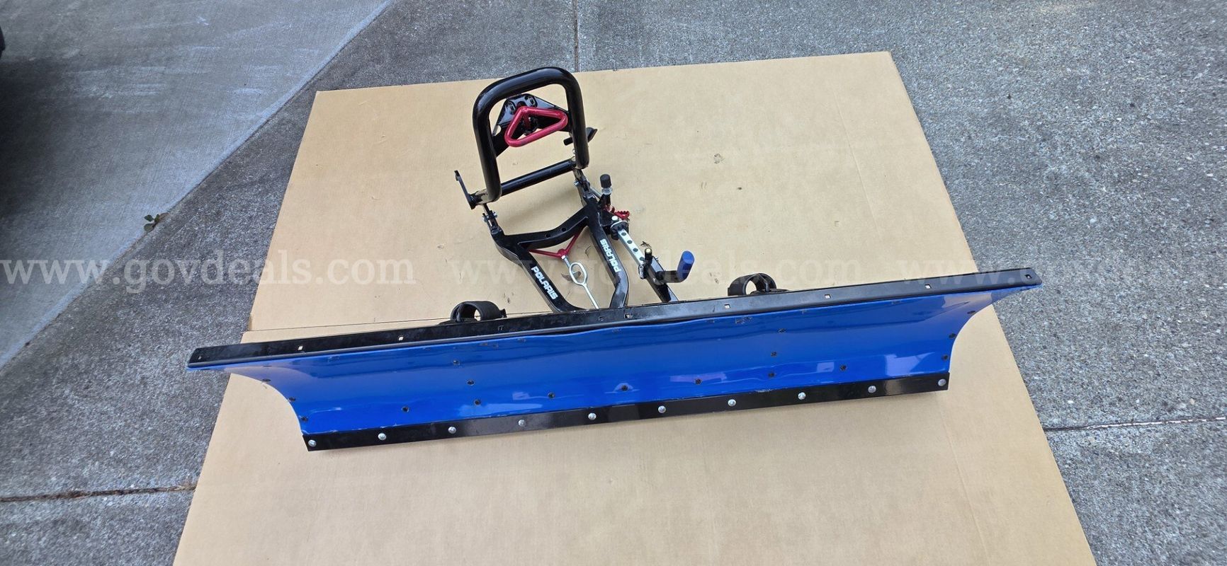 NO RESERVE! BRAND NEW Polaris Glacier Pro UTV 66" Steel Plow System w/Mount Frame & Hardware