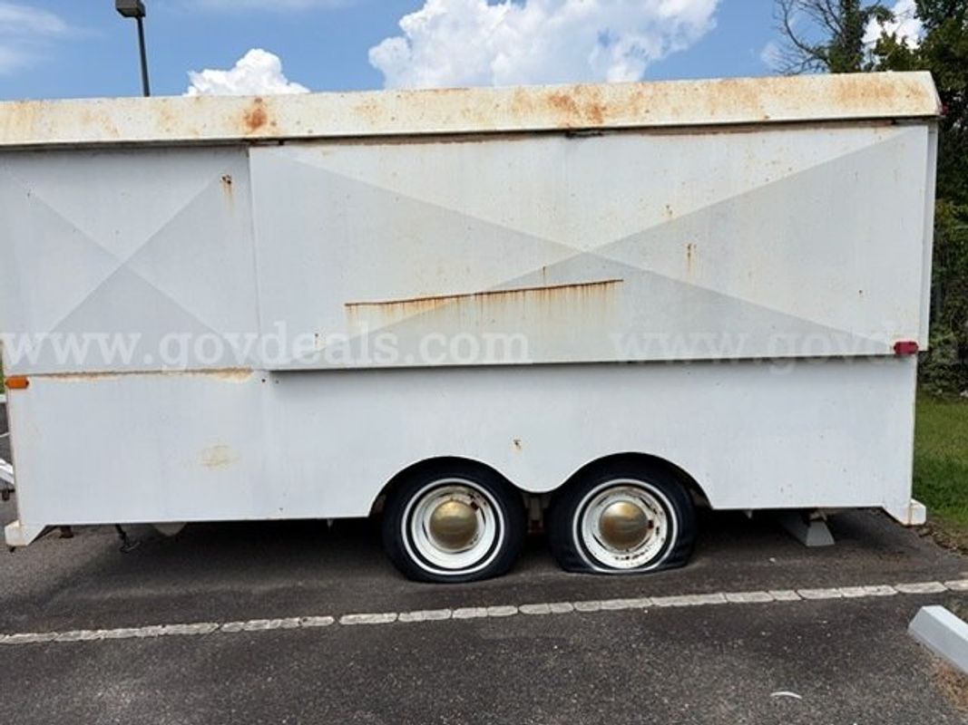 Supreme Products Model CF14 Concession Trailer Shell (14') - Project Unit