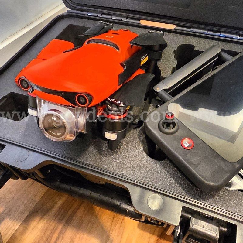 Autel 6k Drone Rugged Case With Extra Batteries