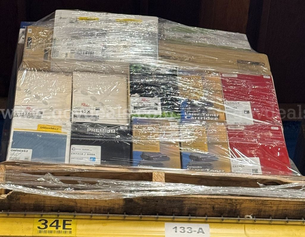 Mixed Lot of Compatible Toner Cartridges - 77 units