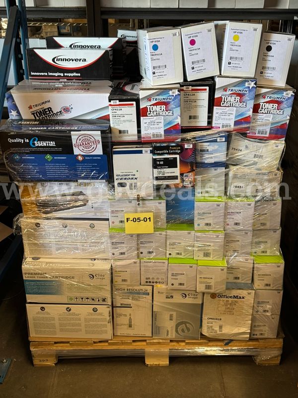 Mixed Lot of NEW Compatible Toner Cartridges - 116 Units