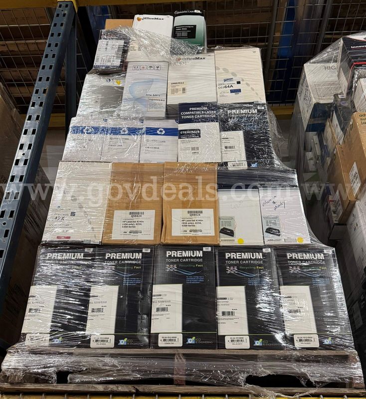Mixed Lot of NEW Compatible Toner Cartridges - 76 units