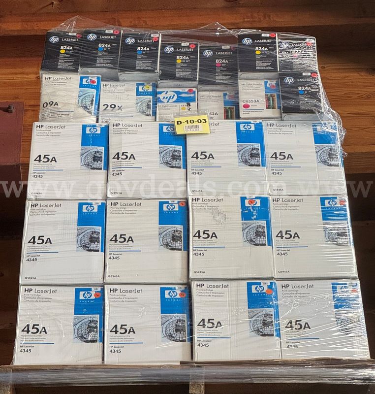Mixed lot of NEW GENUINE HP Toner