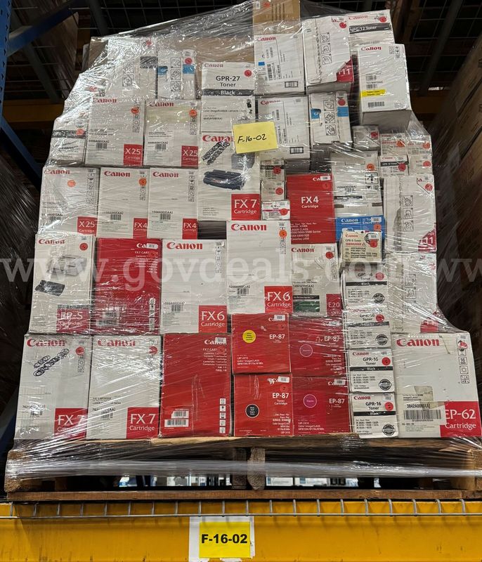 Mixed lot of New Genuine OEM Canon Toners and Drum Cartrdiges-111 Units