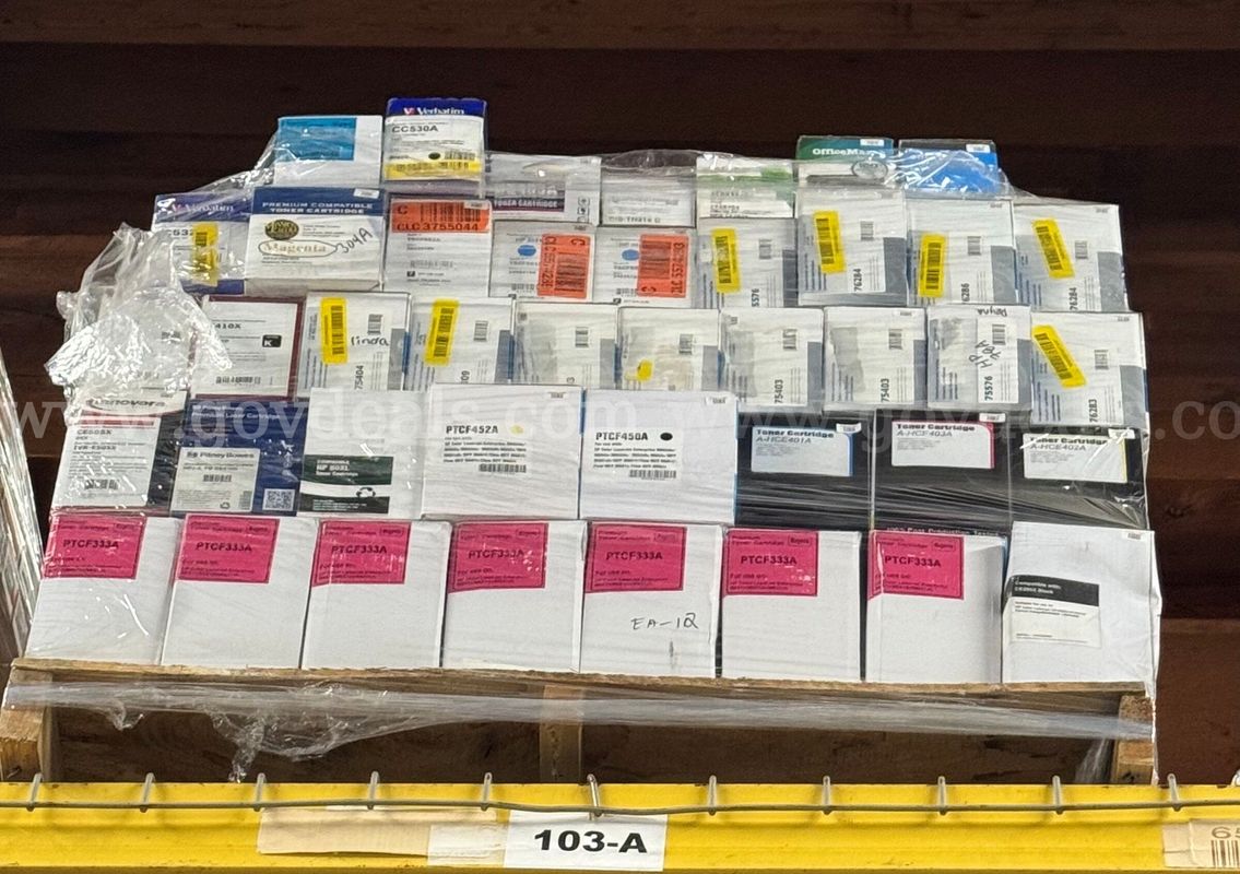 Mixed Lot of NEW Compatible Toner Cartridges - 84 units