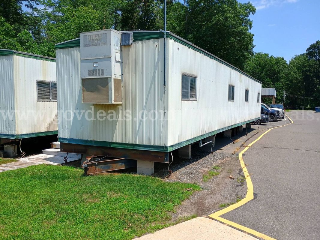60FT Portable Office, Trailer Mounted, 12FT Width, 1998 Miller Building Systems 6012 Trailer