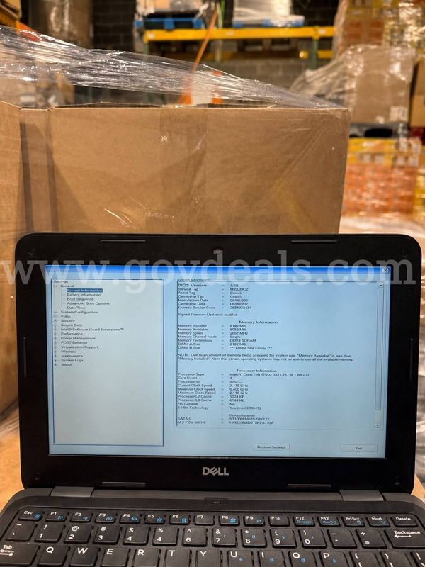 Lot of 1000 Dell Latitude 3190 Laptop