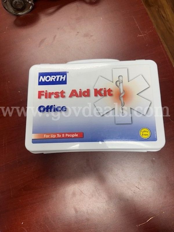Grainger North First Aid Kit Pastic Case with Supplies