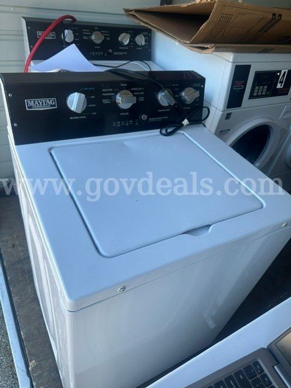 Maytag Commercial Washer - Few dents and scratches