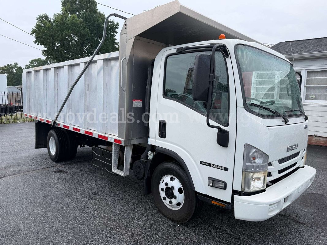 2016 Isuzu NPR HD Dump Truck w/ Aluminum Dump Body