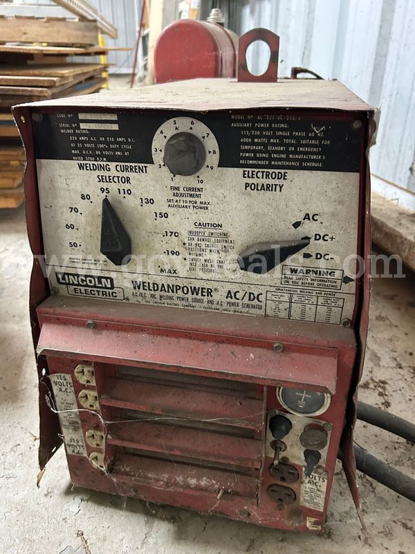 gas powered lincoln stick welder