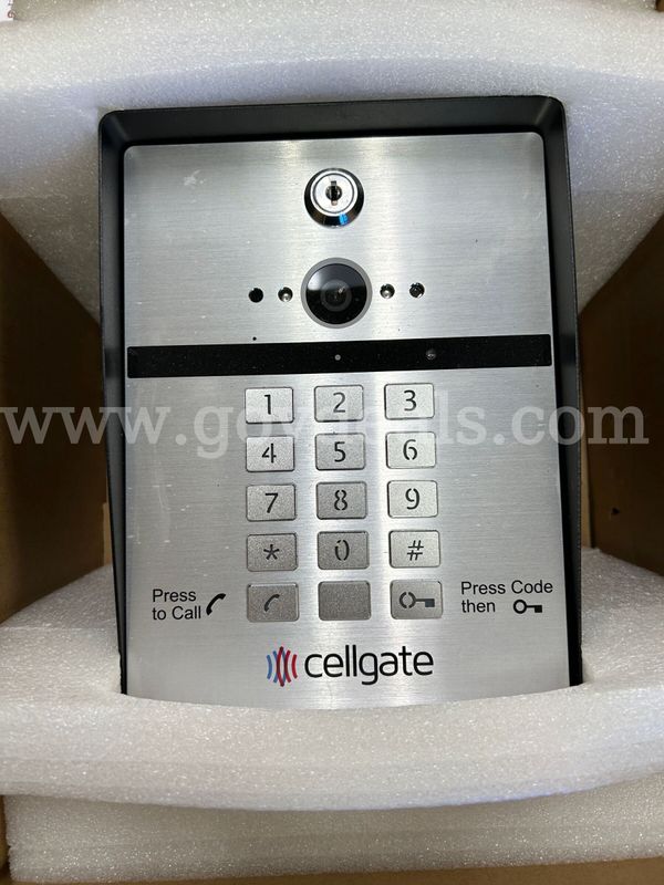 cellgate , w410 , gate operator call box , new. model #0c1105126103