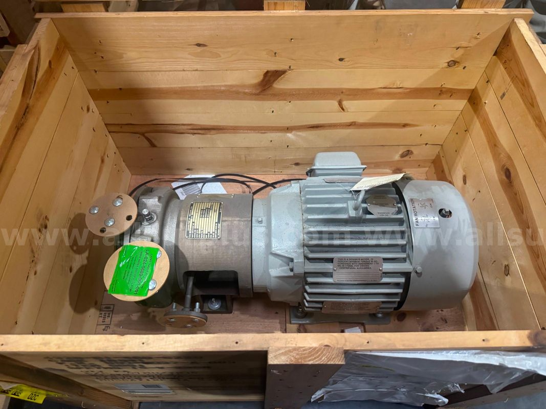NEW Carver 7ND-1 U.S. Navy Centrifugal Distillate Pump – 85 GPM – 10 HP – Original Crate