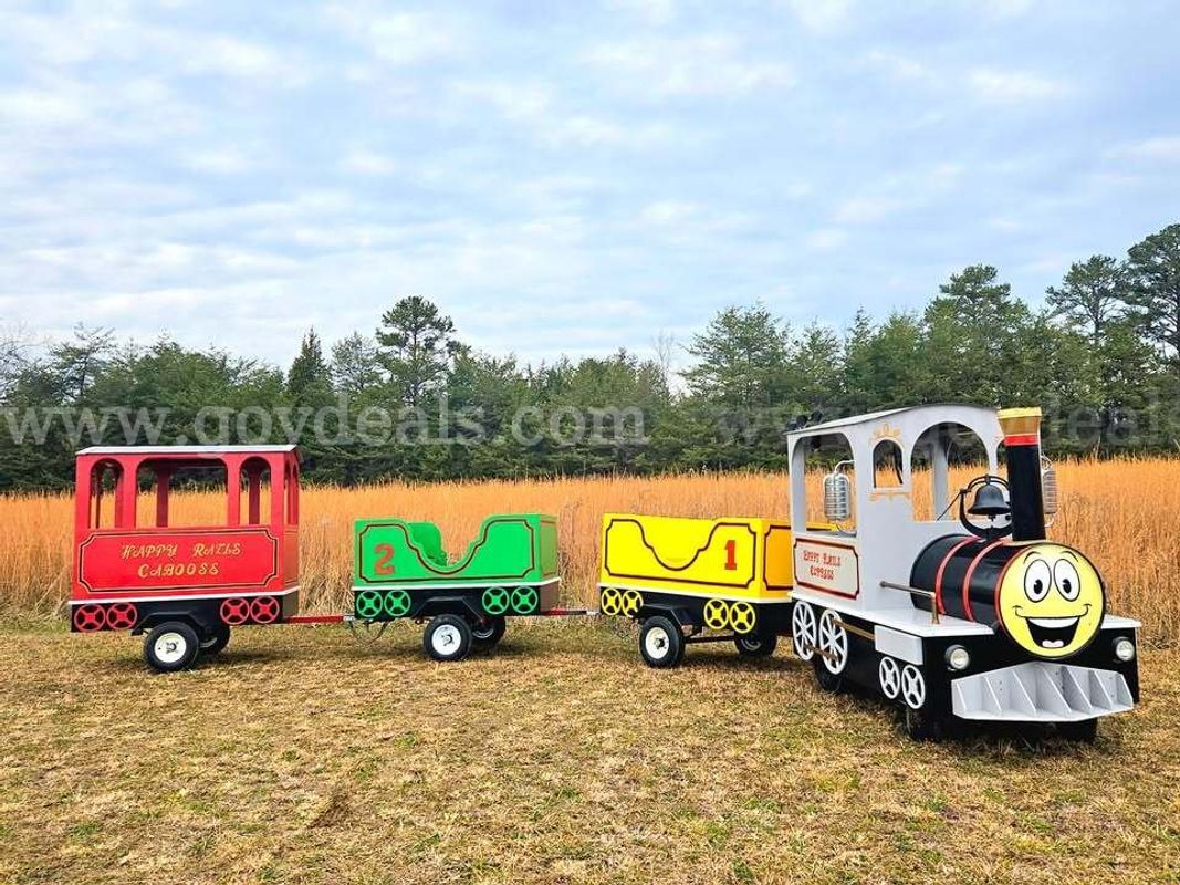 Trackless Train With Transport Trailer Package. Turn Key Business