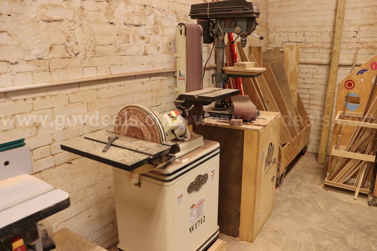 Shop Fox power Disc and Belt Sander