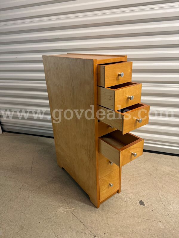 Wooden 7-Drawer Tower