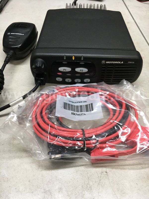 Motorola CDM750 Low Band 29.7-36mhz 60w 4ch mobile two-way radio