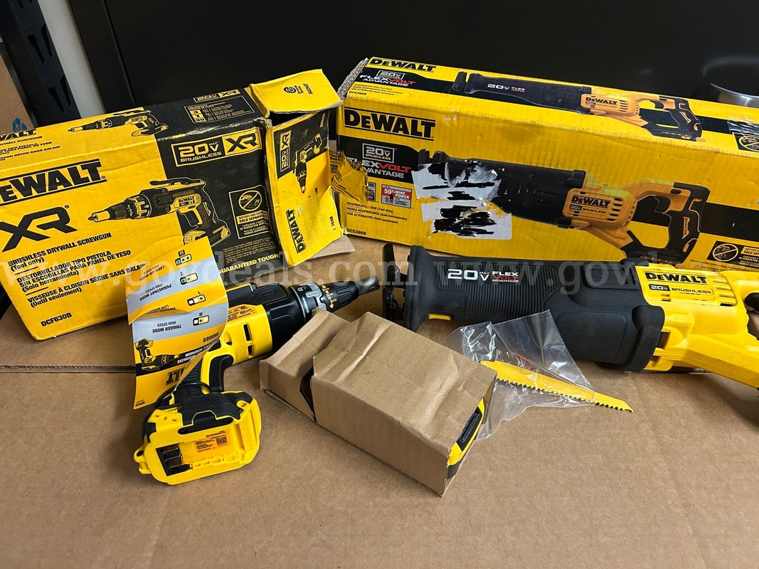 Lot of DeWalt Tools and Battery