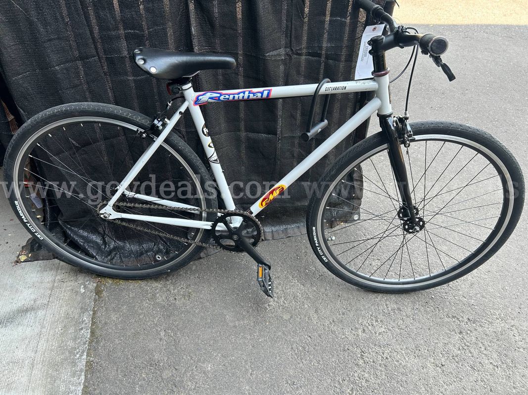 White Fuji road bike