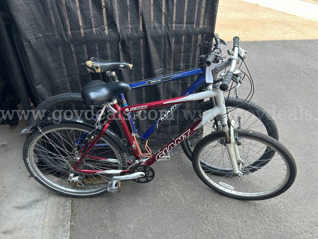 Lot of two mountain bikes