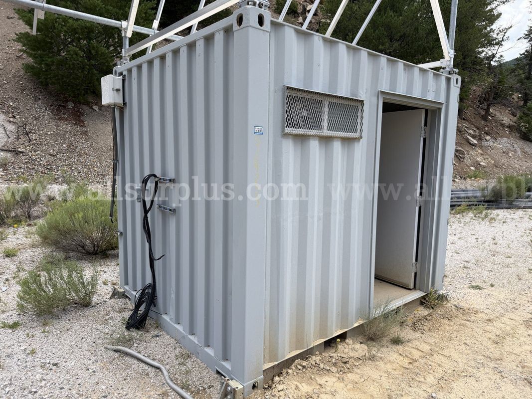 Shipping Container with Solar Power Generation Equipment, 10ft x 8.5ftx 8ft, Qty 1 Unit