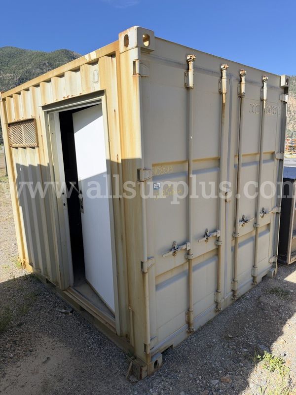 Skidded Portable Buildings W/ Man Door, 53in x 53in x 103in, Qty 2, Portable Building w/ Flow Meters and Tubing Qty 1