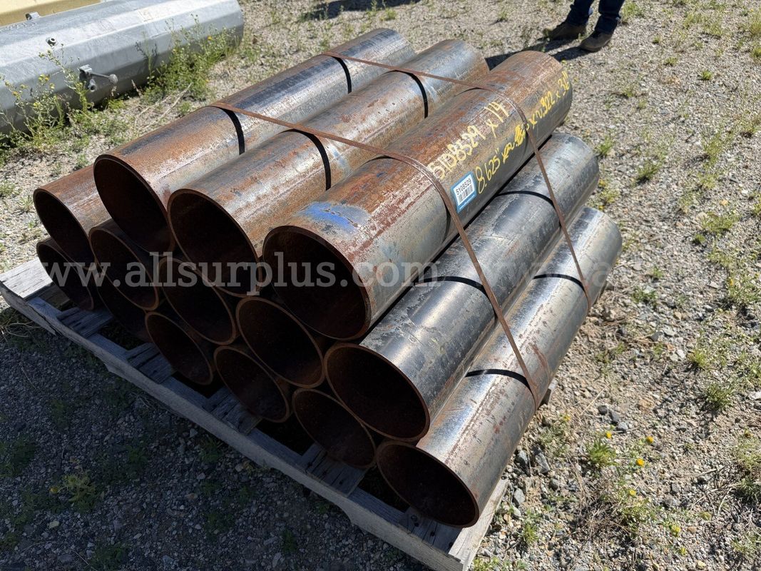 Pipe, Line Pipe, 8.625in x 0.322inWT x 36in, A53/SA53 Grade B, Qty 14 Jts, Street Signs, Chevron Nomenclature, 1 LOT