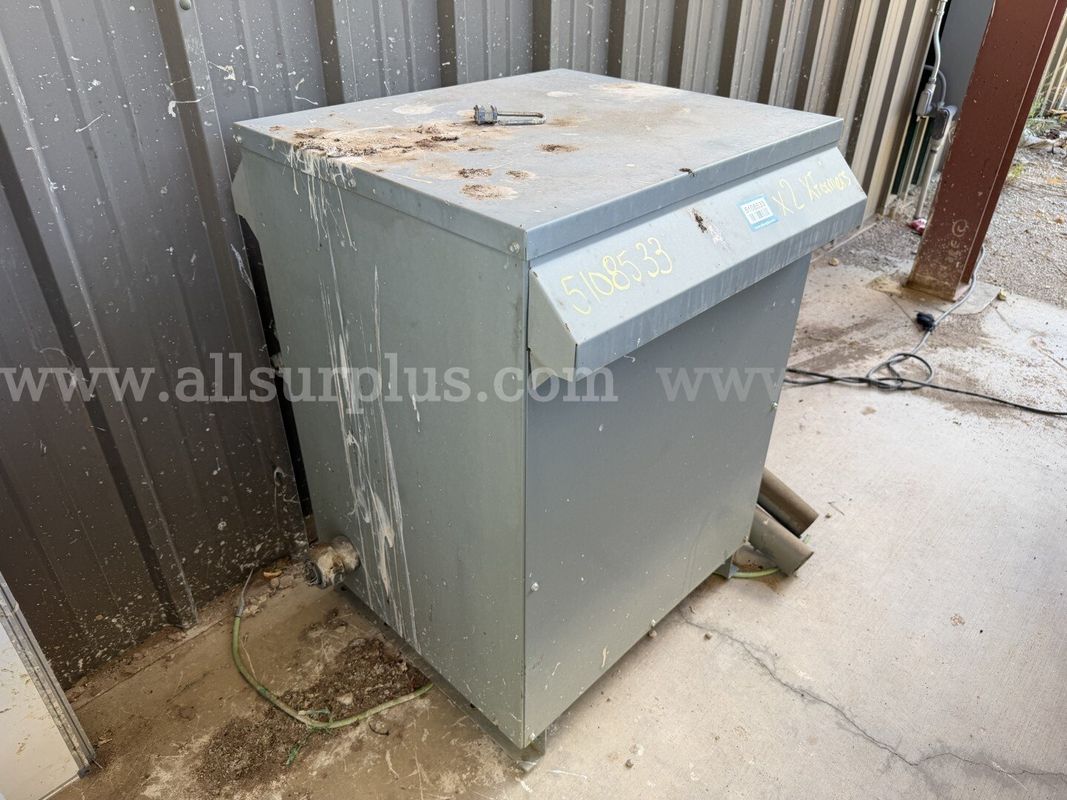 Transformers, Dry Type Pad Mount and Oil Filled Pole Mount, 75kVA and 150kVA, Qty 2.
