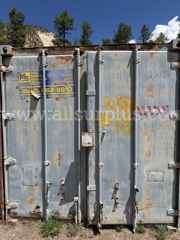 Shipping Container 40ft x 8.5ft x 8ft, With Contents, Qty 1.