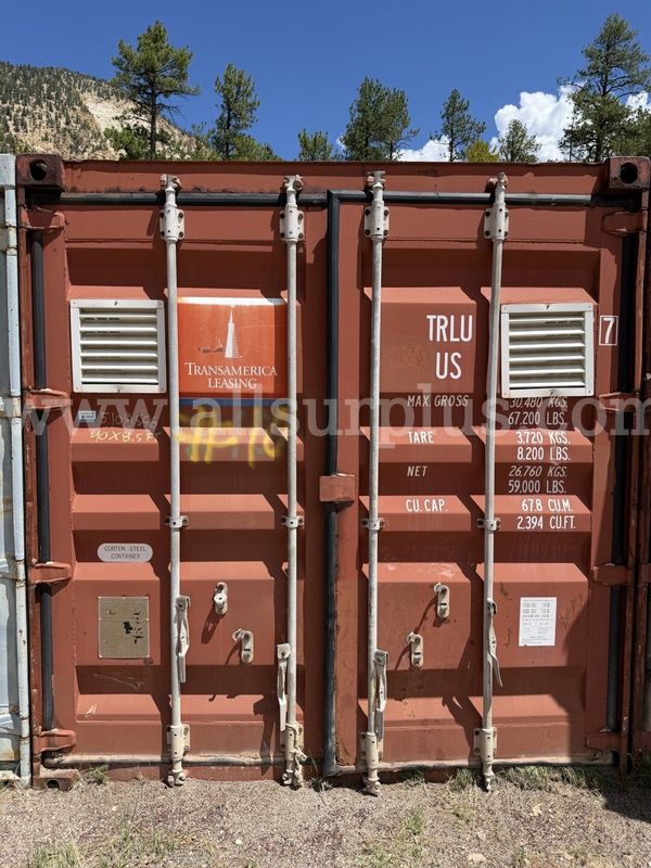 Shipping Container 40ft x 8.5ft x 8ft, With Contents, Qty 1.