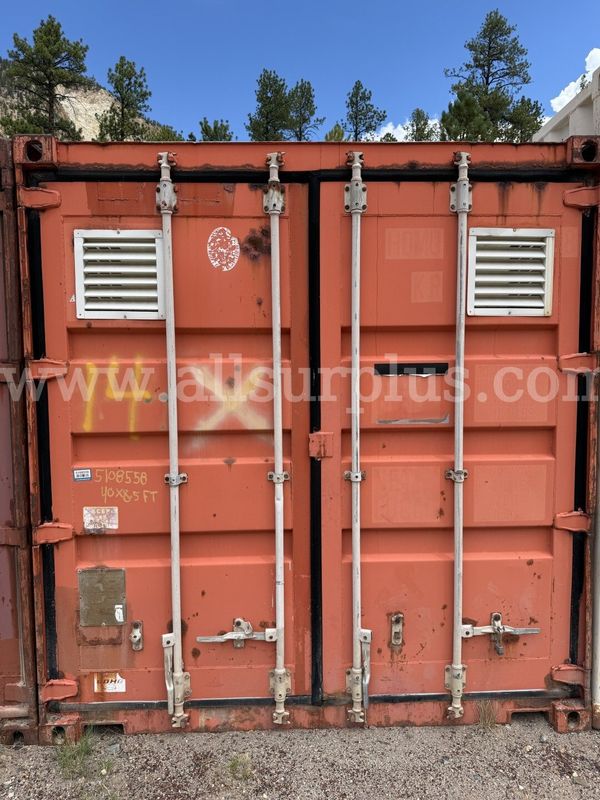 Shipping Container 40ft x 8.5ft x 8ft, With Contents, Qty 1.