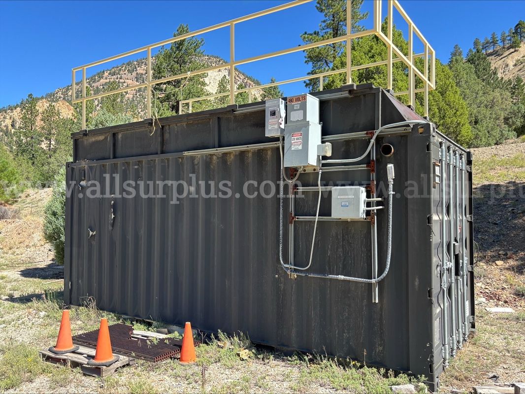Ecologix Environmental Systems Zeo-Clear 20 containerized biological wastewater treatment system. Qty 1