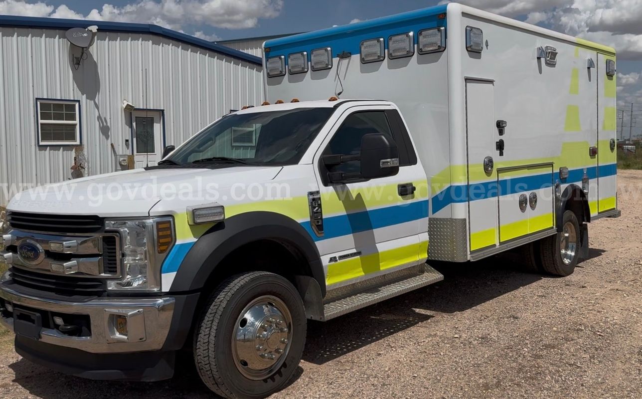 2019 Ford Horton Ambulance 4x4 – 106K Miles – Oversized 72" Module – Fully Operational