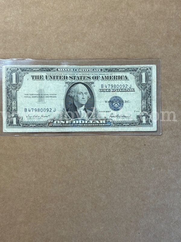 1935 F silver Note