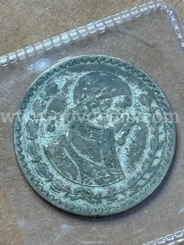 1960 un peso Mexico silver