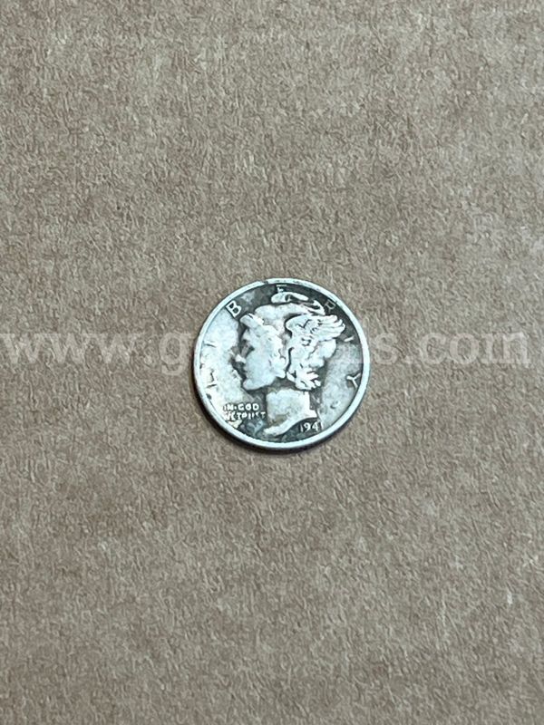 1941 Mercury dime