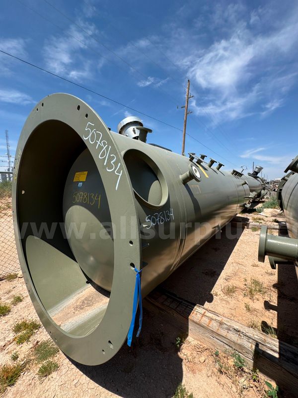 Heater Treater, Vertical, 125psi, 6ft x 20ft, With Burner, Valerus, Qty 1