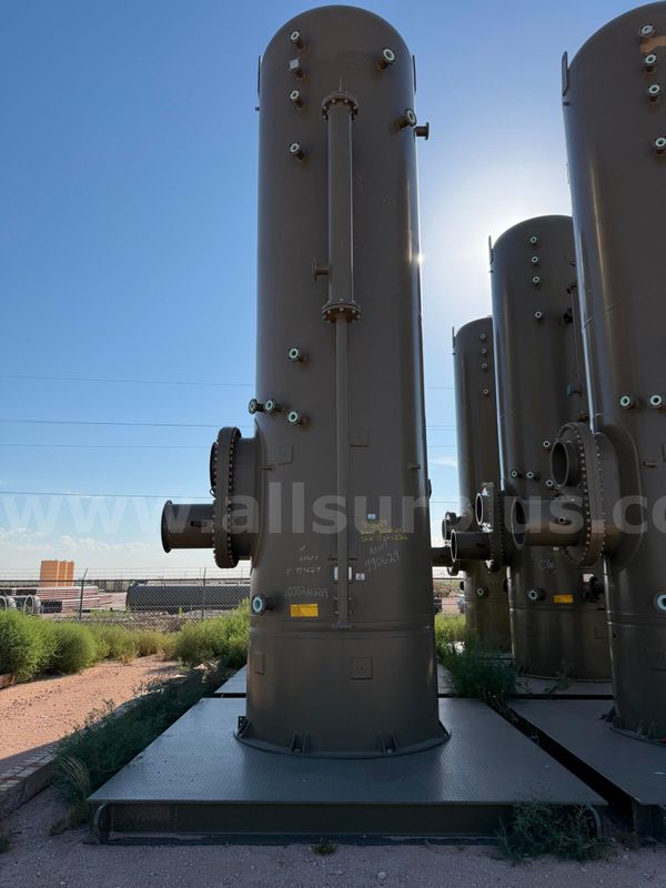 Heater Treater Unit, Vertical, 125psi, 6ft x 20ft, Skidded, Forum, Qty 1