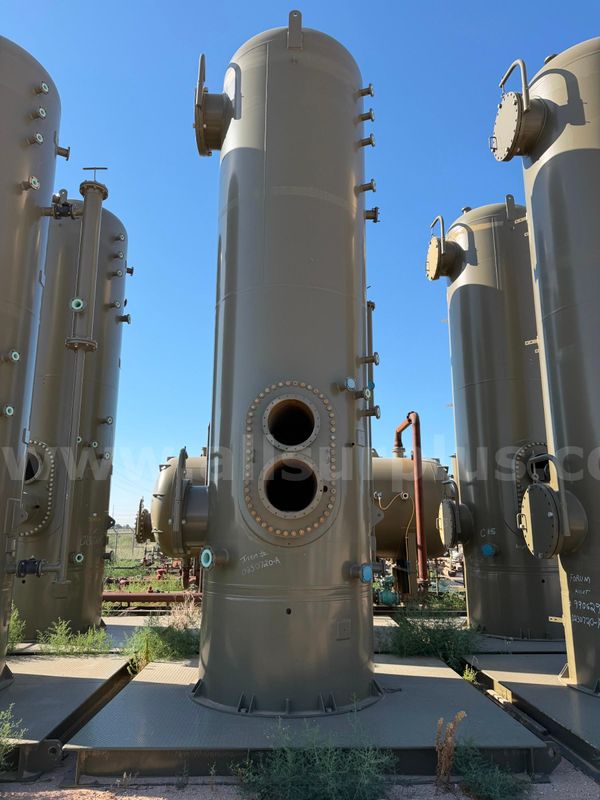Heater Treater Unit, Vertical, 125psi, 6ft x 20ft, Skidded, Forum, Qty 1