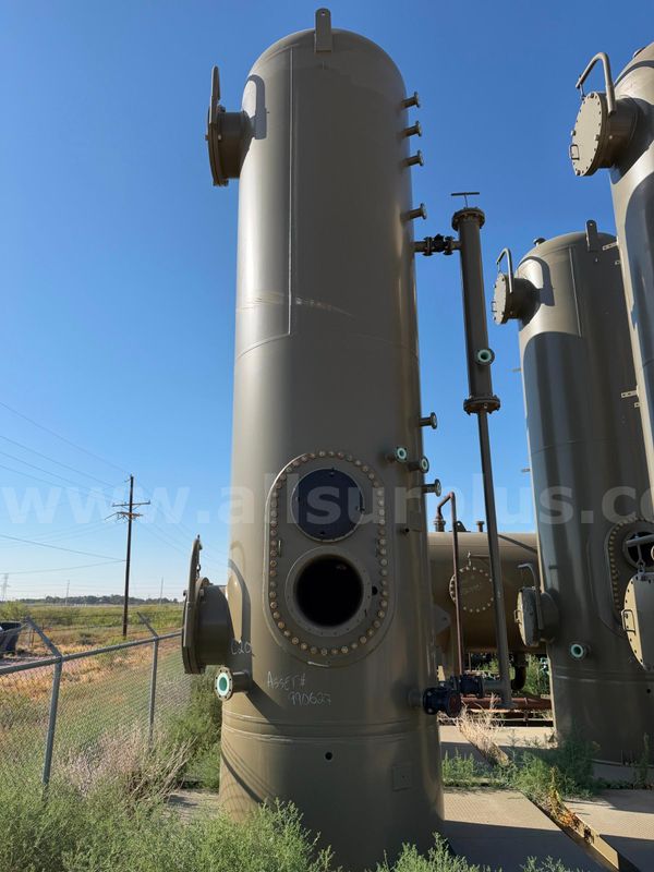 Heater Treater Unit, Vertical, 125psi, 6ft x 20ft, Skidded, Forum, Qty 1