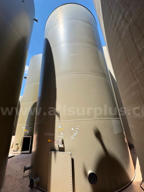 Tank, Steel, 1000BBL, 15.5ft x 30ft, Unused, Qty 1