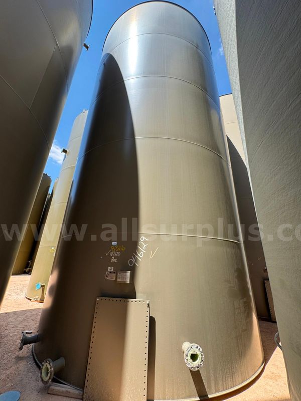 Tank, Steel, 1000BBL, 15.5ft x 30ft, Unused, Qty 1