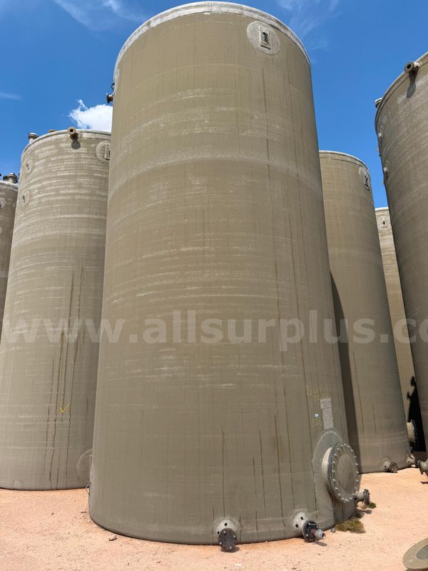 Tank, Fiberglass, 1000BBL, 15.5ft x 30ft, Unused, Qty 1