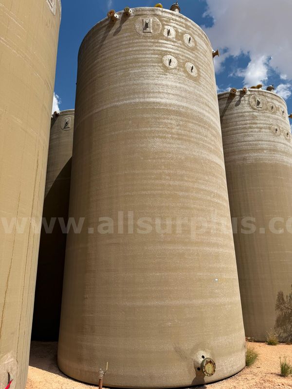 Tank, Fiberglass, 1000BBL, 15.5ft x 30ft, Unused, Qty 1