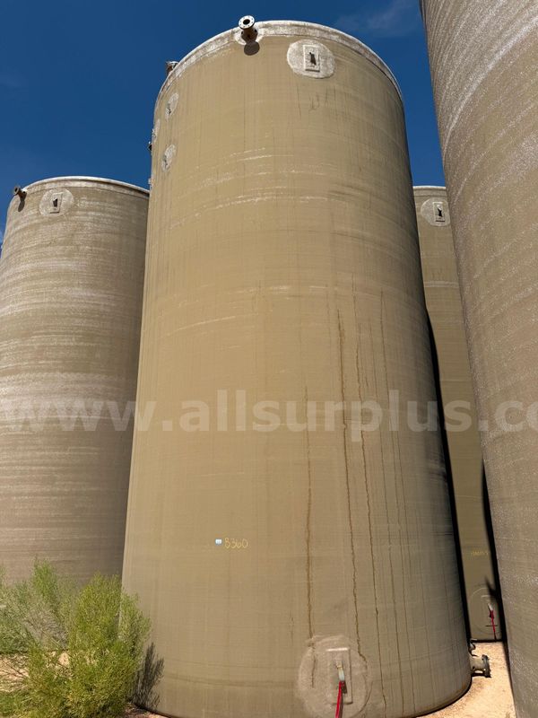 Tank, Fiberglass, 1000BBL, 15.5ft x 30ft, Unused, Qty 1