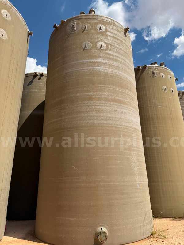 Tank, Fiberglass, 1000BBL, 15.5ft x 30ft, Unused, Qty 1
