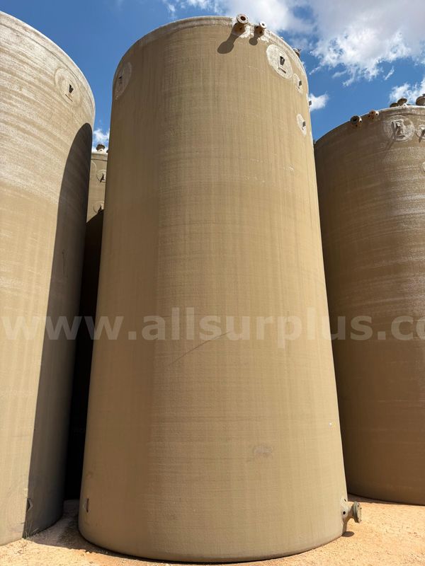 Tank, Fiberglass, 1000BBL, 15.5ft x 30ft, Unused, Qty 1