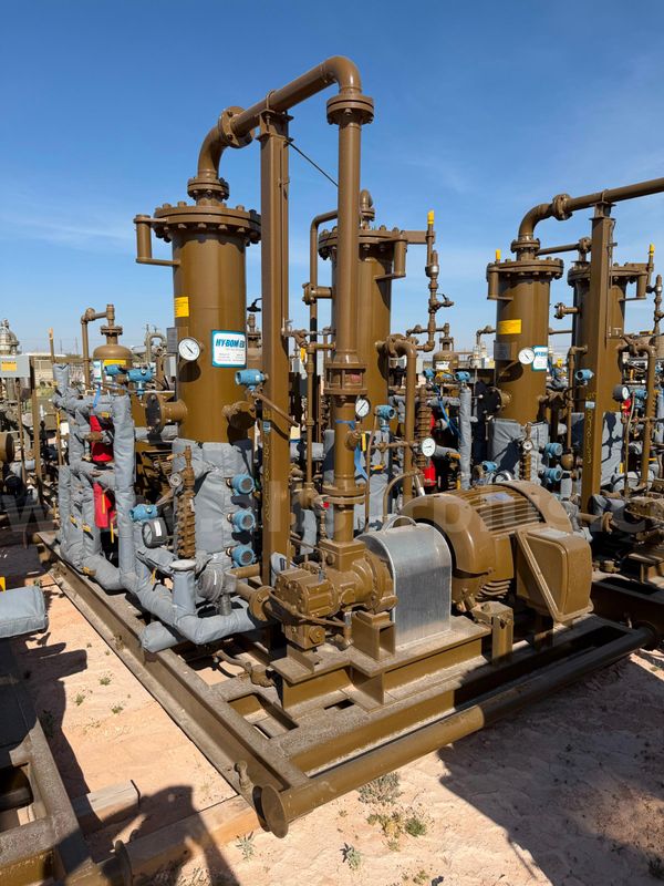 VRU Compressor Package, Hy-Bon EDI G12, LeRoi HGF12, 125hp, Dual Scrubbers, Heat Exchanger, 125hp VFD, Qty 1