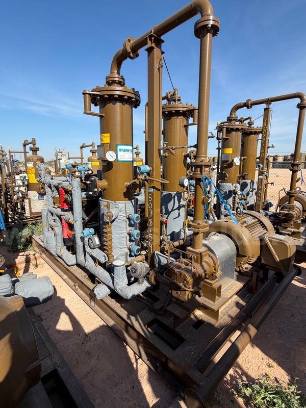 VRU Compressor Package, Hy-Bon EDI G12, LeRoi HGF12, 125hp, Dual Scrubbers, Heat Exchanger, 125hp VFD, Qty 1