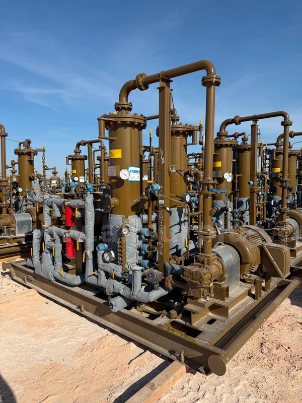 VRU Compressor Package, Hy-Bon EDI G12, LeRoi HGF12, 125hp, Dual Scrubbers, Heat Exchanger, 125hp VFD, Qty 1